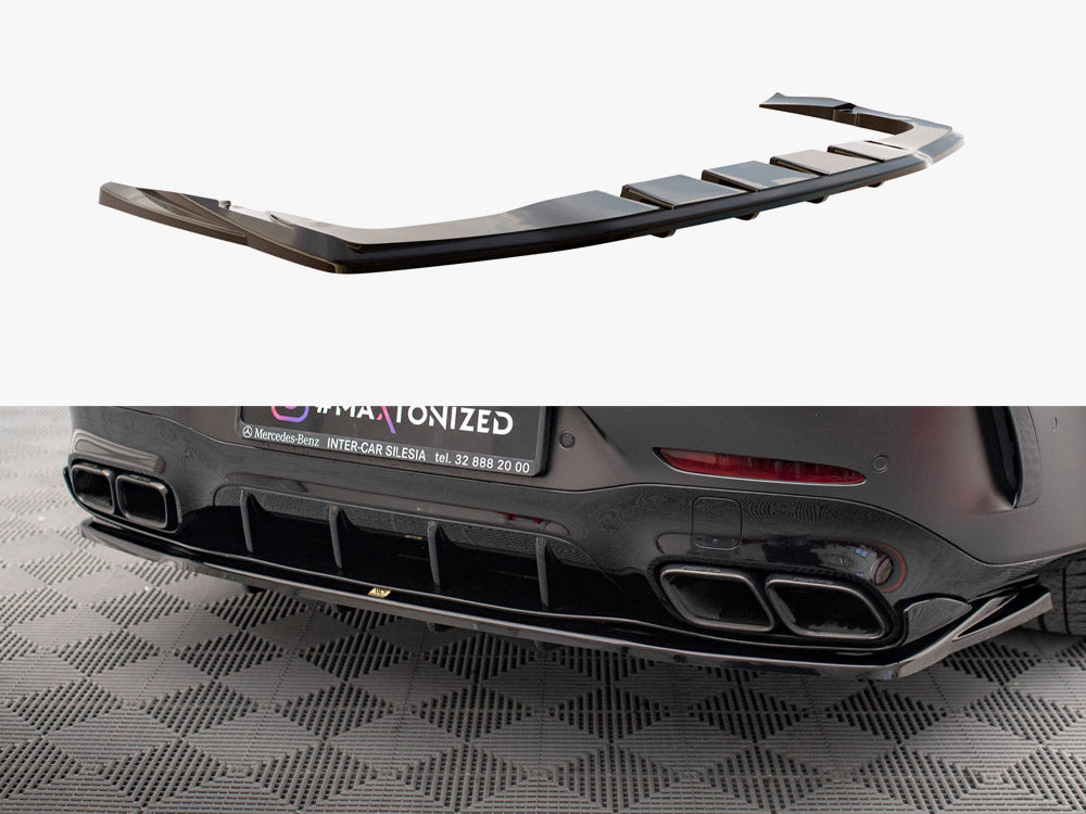 Maxton Design Rear Splitter (Vertical Bars) Mercedes AMG GT 63S 4-door Coupe Aero