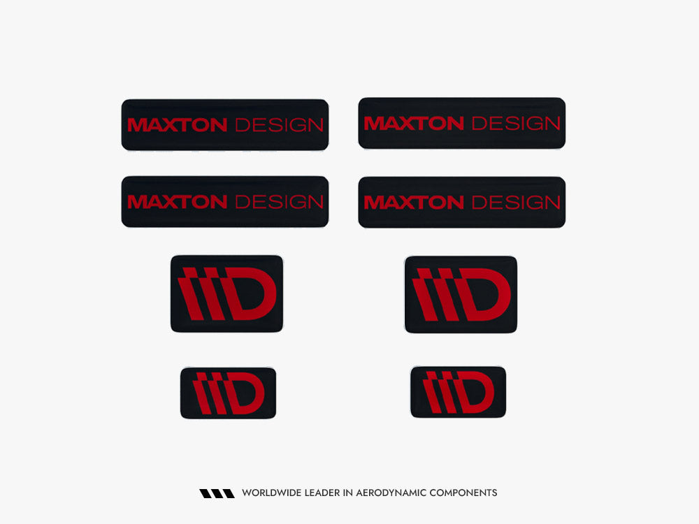 Maxton Design 3D Sticker Set Maxton Design - A (Sold AS A PACK OF X8)