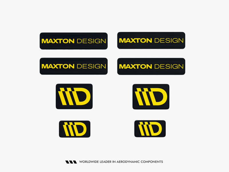 Maxton Design 3D Sticker Set Maxton Design - A (Sold AS A PACK OF X8)