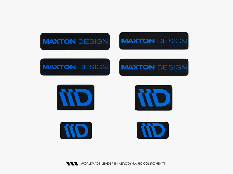 Maxton Design 3D Sticker Set Maxton Design - A (Sold AS A PACK OF X8)