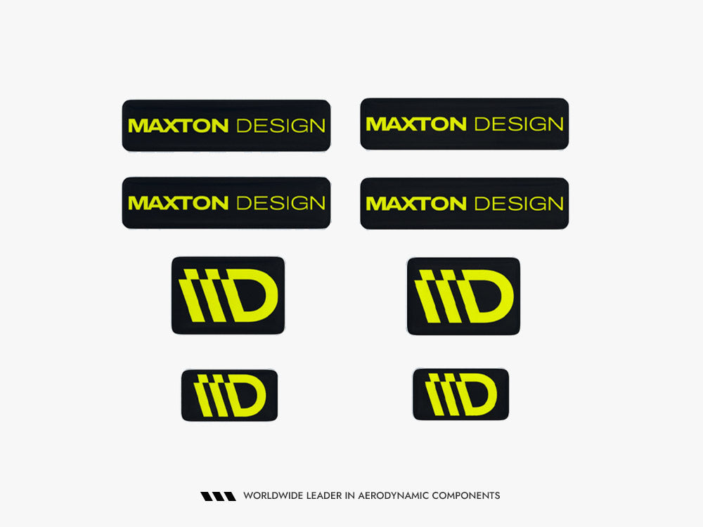 Maxton Design 3D Sticker Set Maxton Design - A (Sold AS A PACK OF X8)