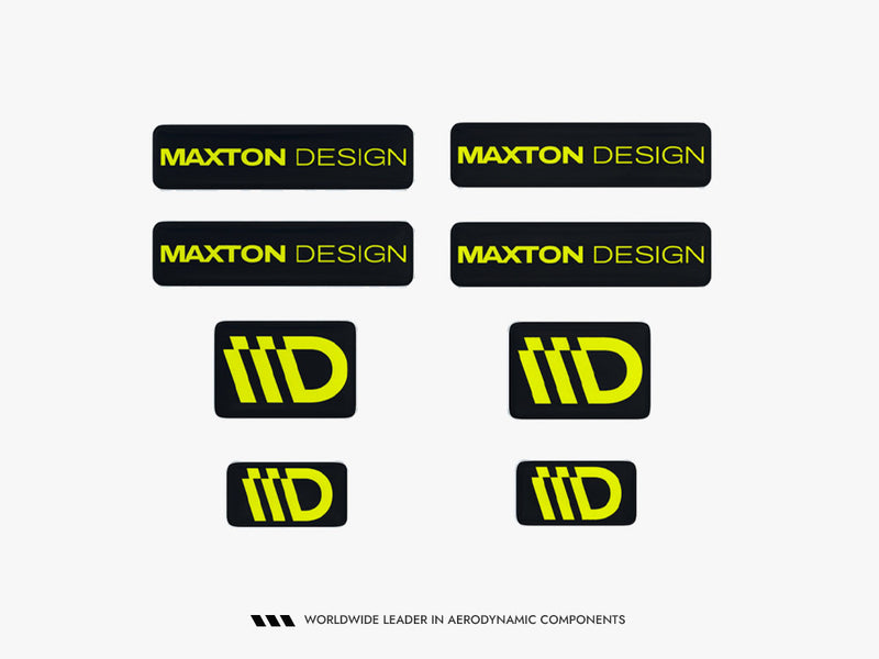 Maxton Design 3D Sticker Set Maxton Design - A (Sold AS A PACK OF X8)