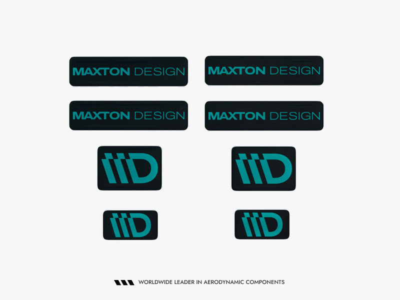 Maxton Design 3D Sticker Set Maxton Design - A (Sold AS A PACK OF X8)