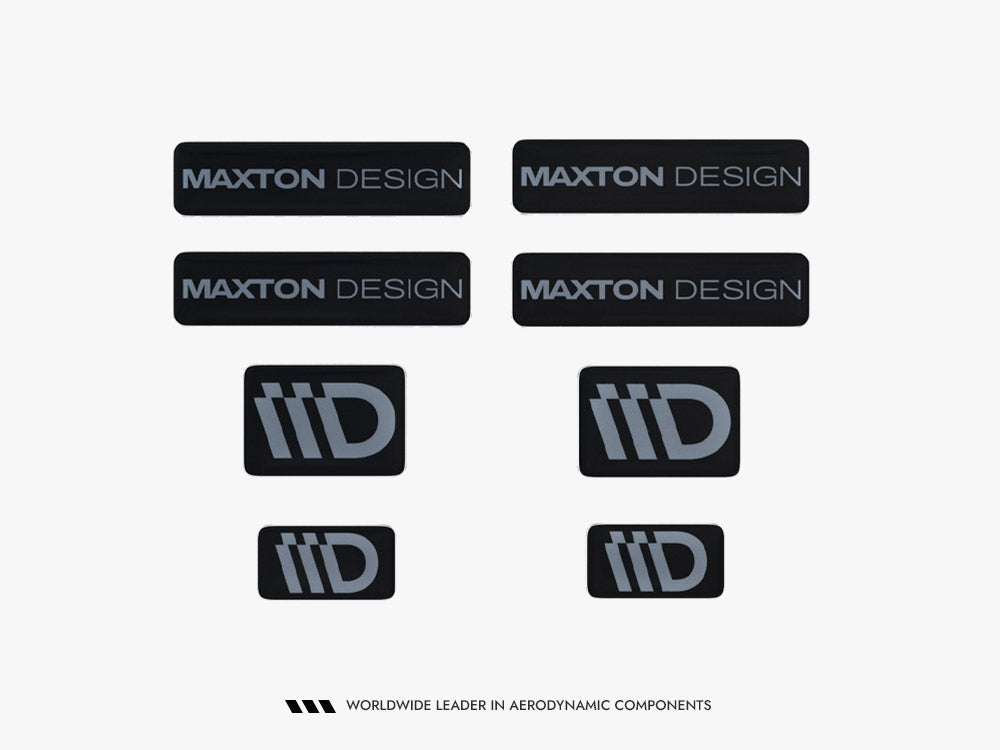Maxton Design 3D Sticker Set Maxton Design - A (Sold AS A PACK OF X8)