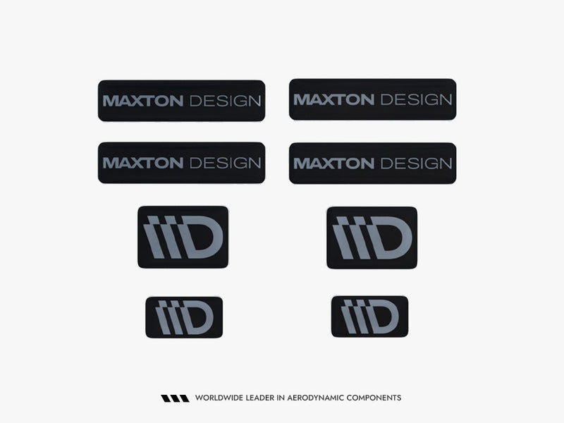 Maxton Design 3D Sticker Set Maxton Design - A (Sold AS A PACK OF X8)