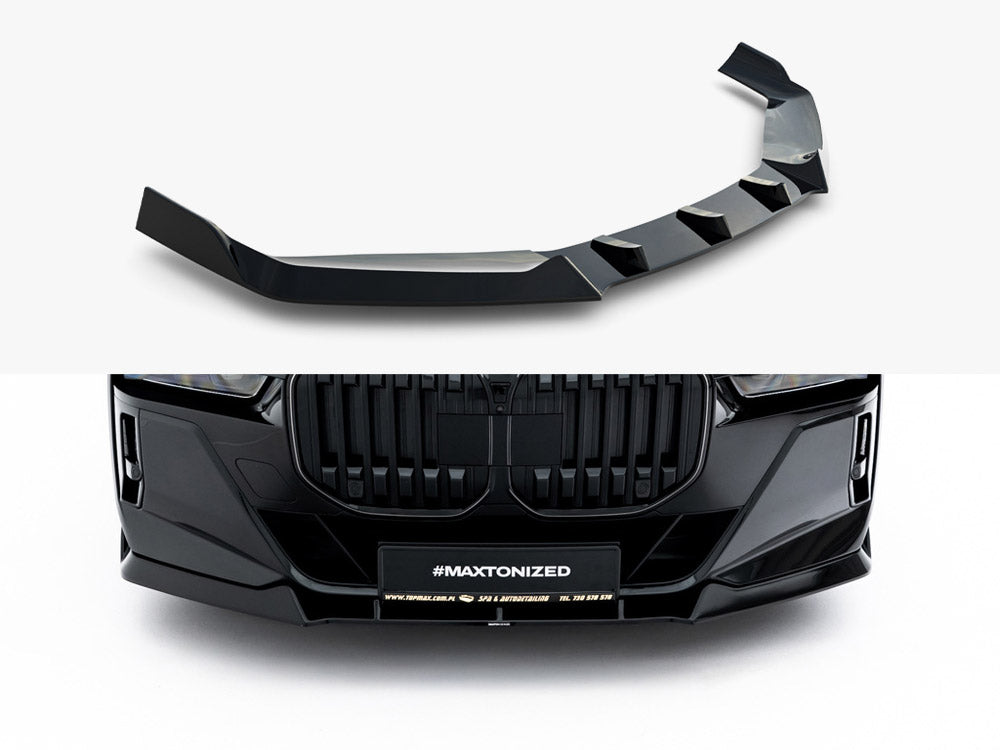 Maxton Design Front Splitter V.4 BMW 7 M-Pack / M760e / i7 M-Pack G70