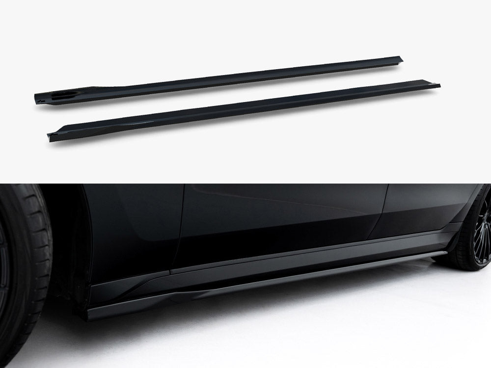 Maxton Design Side Skirt Diffusers V.2 BMW 740d xDrive M-pack / 740i xDrive M-Pack G70