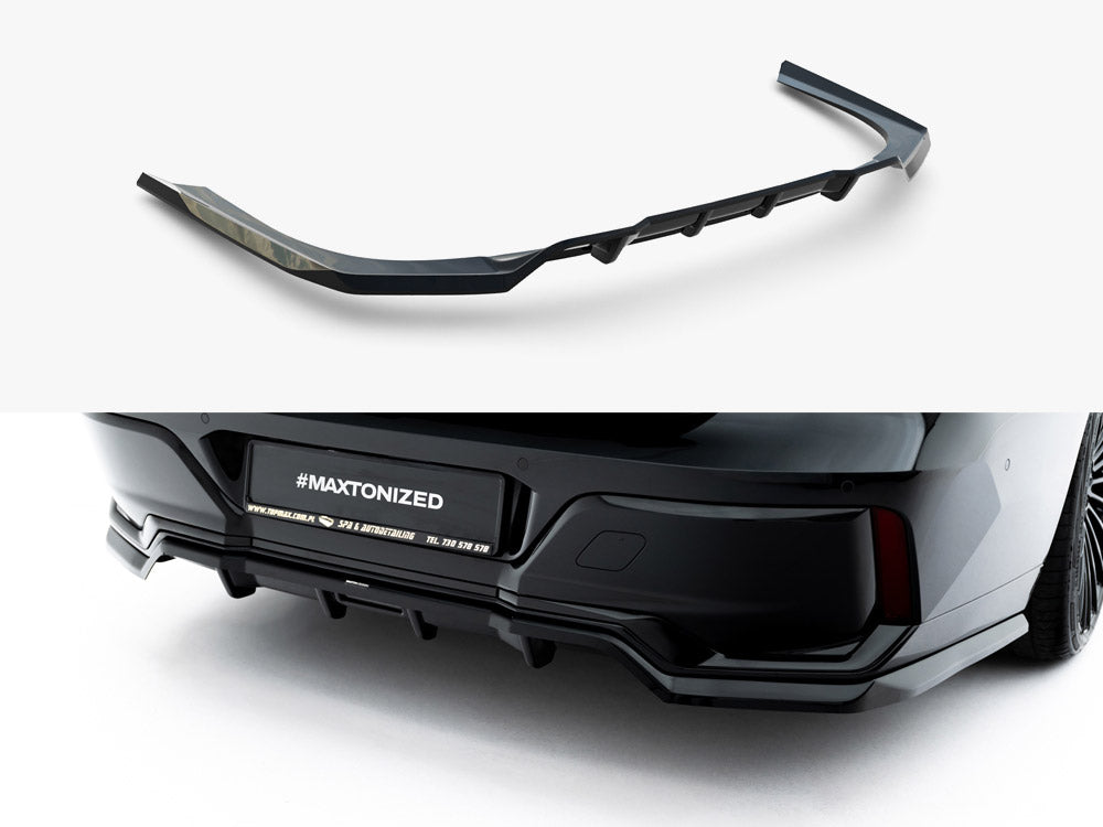 Maxton Design Rear Splitter (Vertical Bars) V.2 BMW 7 M-Pack G70