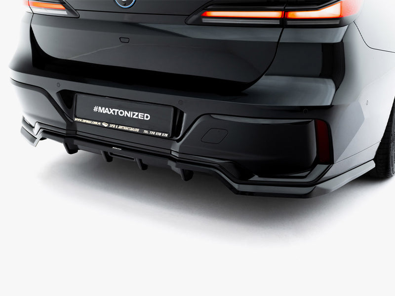 Maxton Design Rear Splitter (Vertical Bars) V.2 BMW 7 M-Pack G70