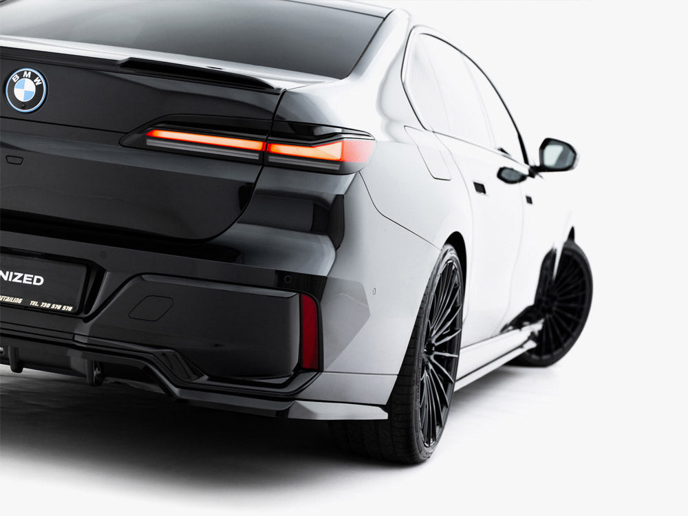 Maxton Design Rear Splitter (Vertical Bars) V.2 BMW 7 M-Pack G70