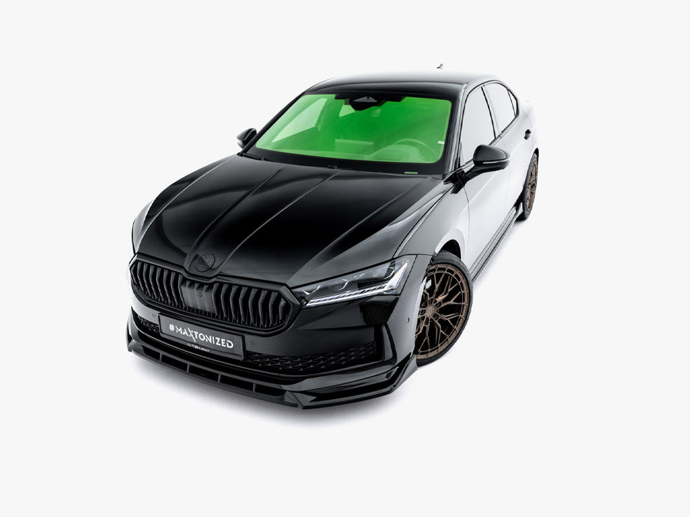 Maxton Design Front Splitter V.2 Skoda Superb Sportline Mk4