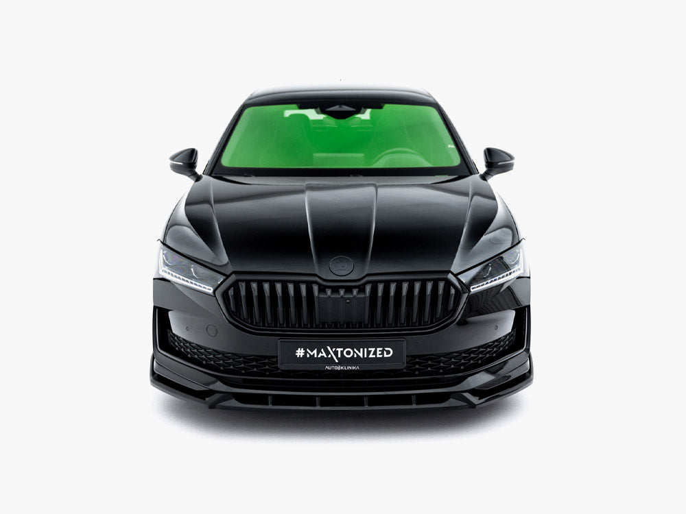 Maxton Design Front Splitter V.2 Skoda Superb Sportline Mk4
