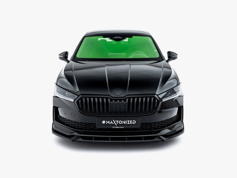 Maxton Design Front Splitter V.2 Skoda Superb Sportline Mk4