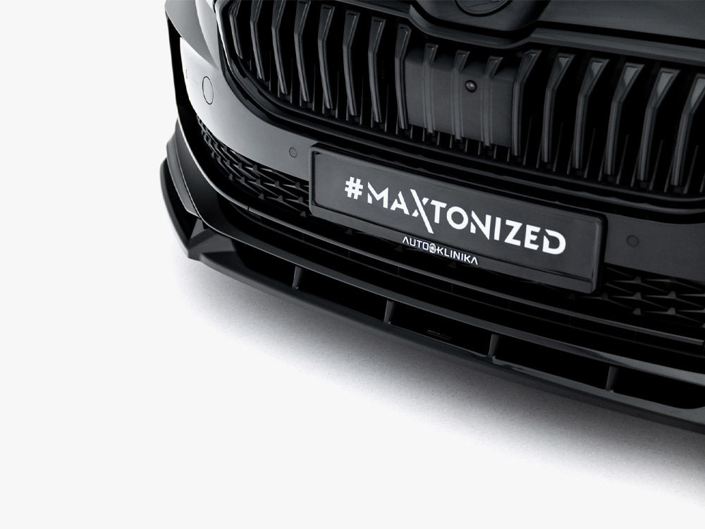 Maxton Design Front Splitter V.2 Skoda Superb Sportline Mk4