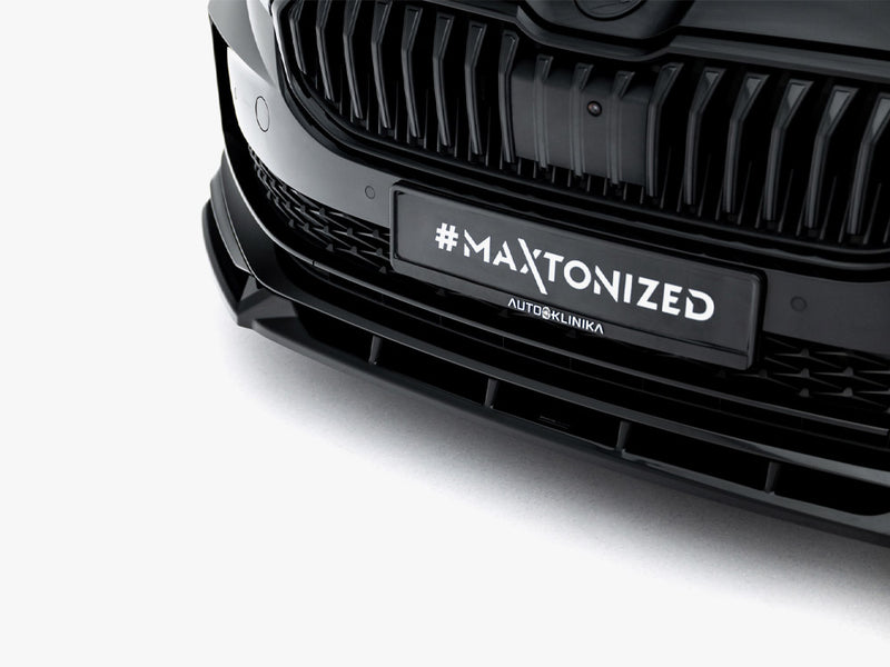 Maxton Design Front Splitter V.2 Skoda Superb Sportline Mk4