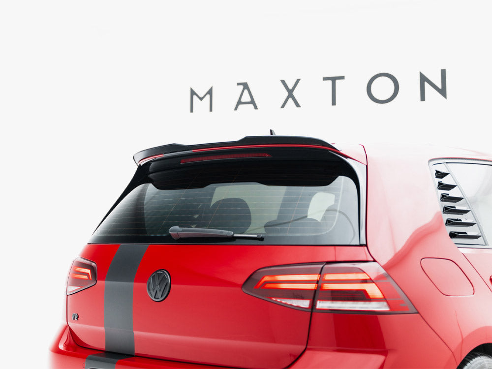 Maxton Design Spoiler CAP V.3 Volkswagen Golf R / R-Line / GTI / GTD Mk7 / Mk7 Facelift