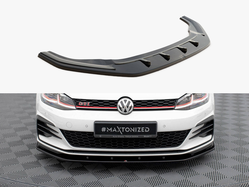 Maxton Design Front Splitter V.1 Volkswagen Golf GTI / GTD Mk7 Facelift
