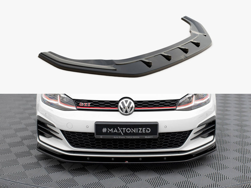 Maxton Design Front Splitter V.1 Volkswagen Golf GTI / GTD Mk7 Facelift