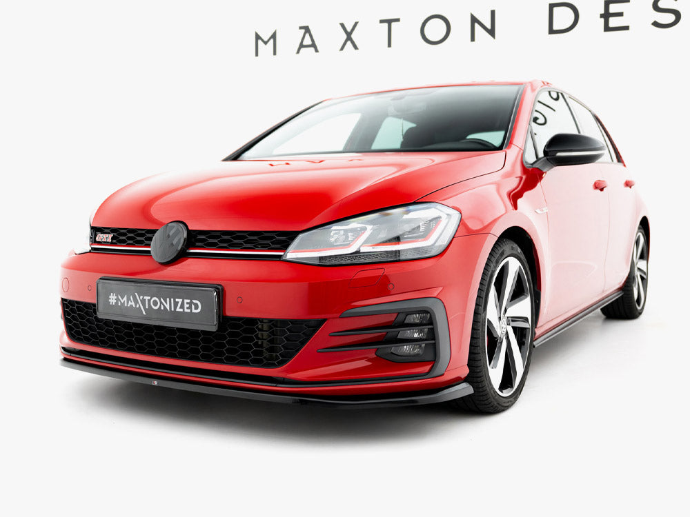 Maxton Design Front Splitter V.4 Volkswagen Golf GTI / GTD Mk7 Facelift