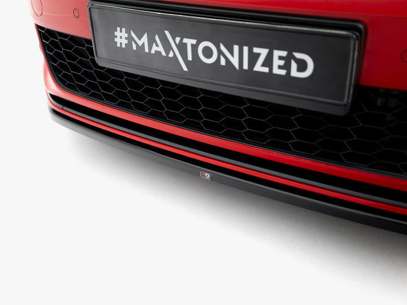 Maxton Design Front Splitter V.4 Volkswagen Golf GTI / GTD Mk7 Facelift