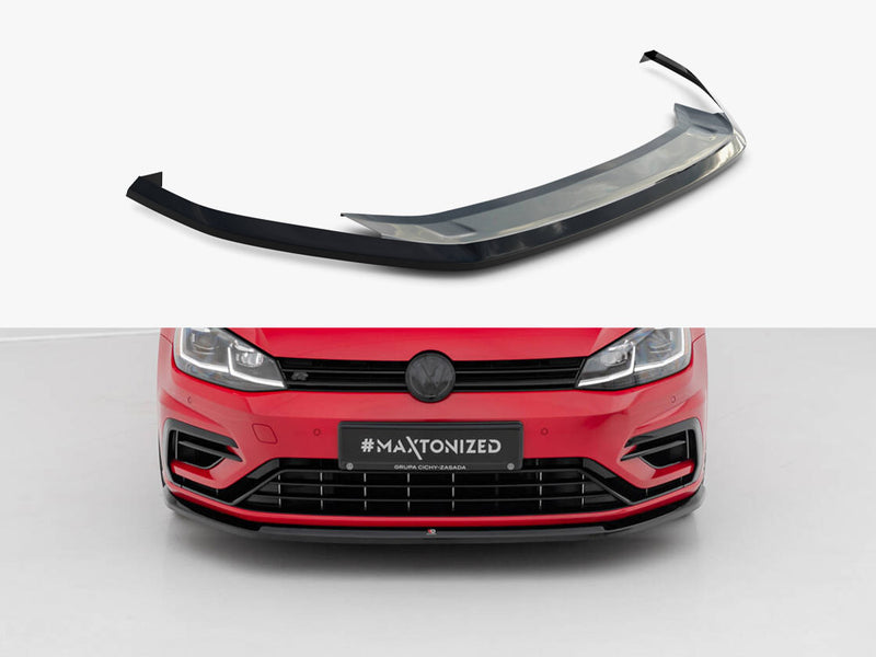 Maxton Design Front Splitter V.6 Volkswagen Golf R / R-Line Mk7 Facelift
