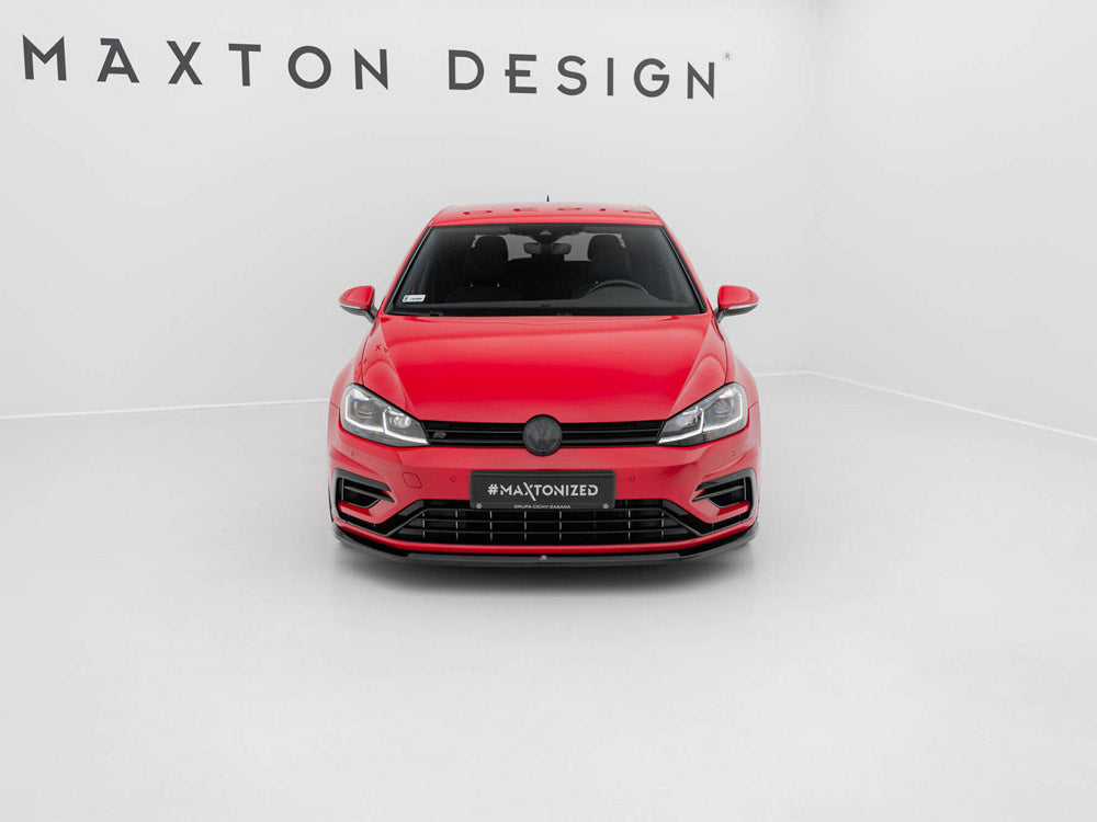 Maxton Design Front Splitter V.6 Volkswagen Golf R / R-Line Mk7 Facelift