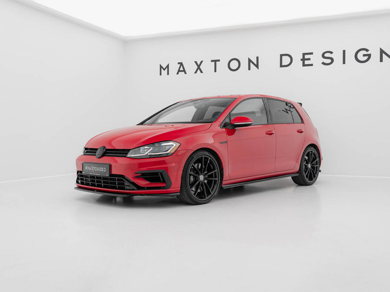 Maxton Design Front Splitter V.5 Volkswagen Golf R / R-Line Mk7 Facelift