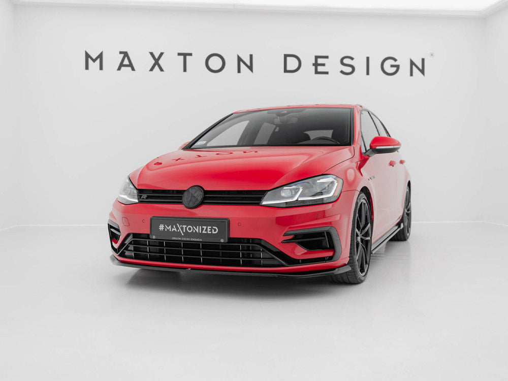 Maxton Design Front Splitter V.7 Volkswagen Golf R / R-Line Mk7 Facelift