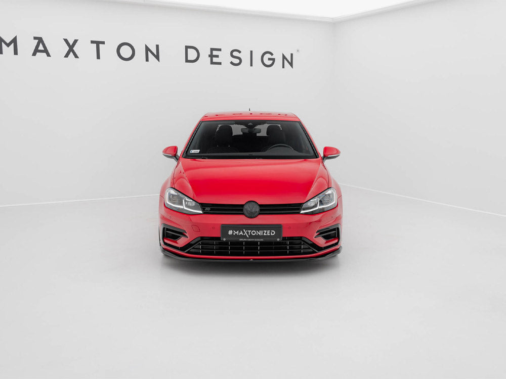 Maxton Design Front Splitter V.7 Volkswagen Golf R / R-Line Mk7 Facelift