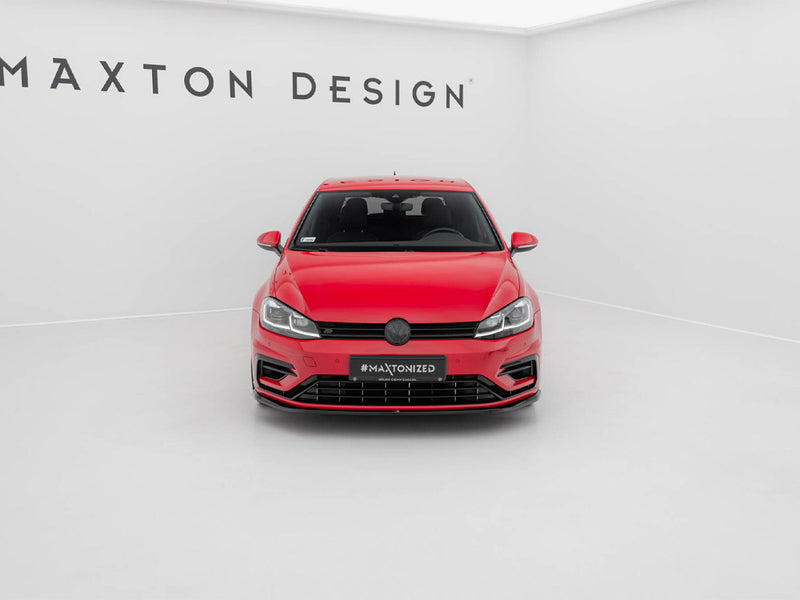 Maxton Design Front Splitter V.7 Volkswagen Golf R / R-Line Mk7 Facelift