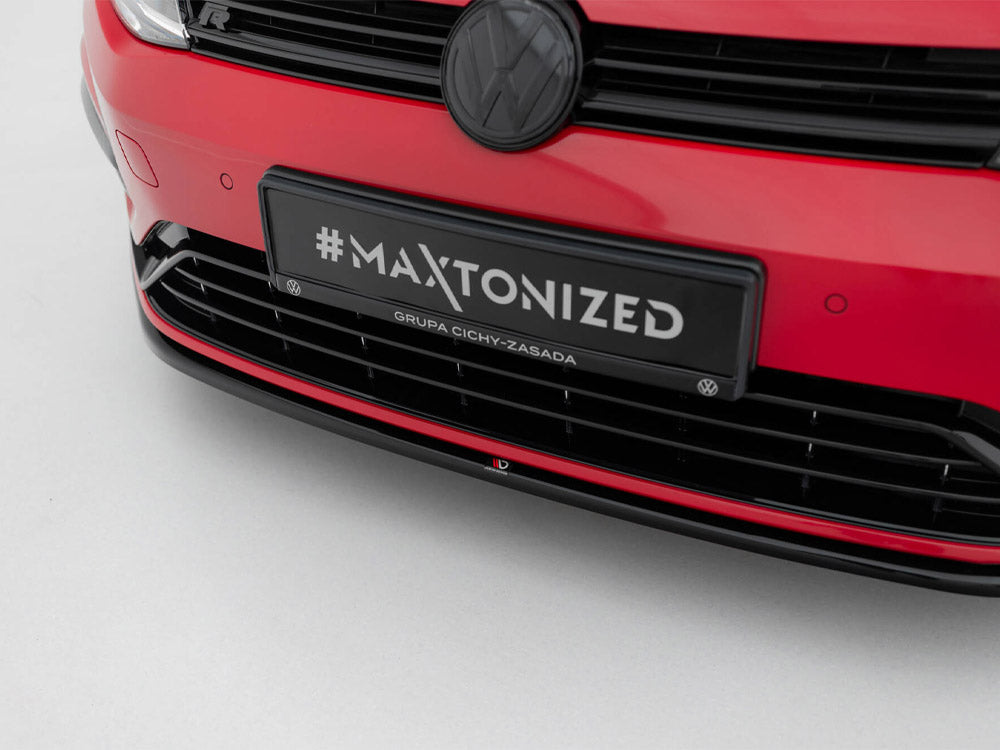 Maxton Design Front Splitter V.7 Volkswagen Golf R / R-Line Mk7 Facelift