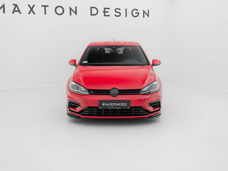 Maxton Design Front Side Splitters Volkswagen Golf R / R-Line Mk7 Facelift