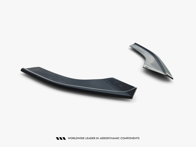 Maxton Design Front Side Splitters Volkswagen Golf R / R-Line Mk7 Facelift