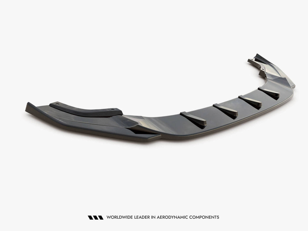 Maxton Design Front Splitter V.9 Volkswagen Golf R / R-Line Mk7 Facelift