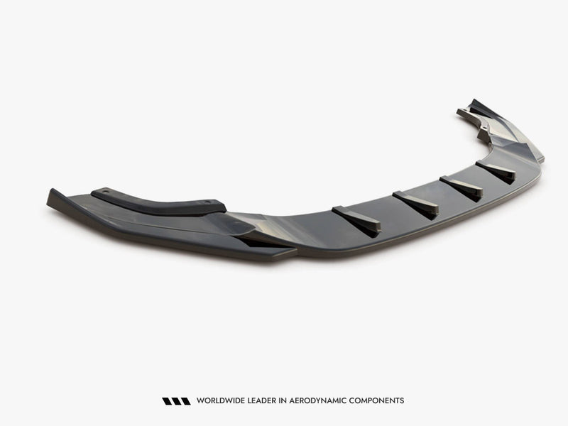 Maxton Design Front Splitter V.9 Volkswagen Golf R / R-Line Mk7 Facelift