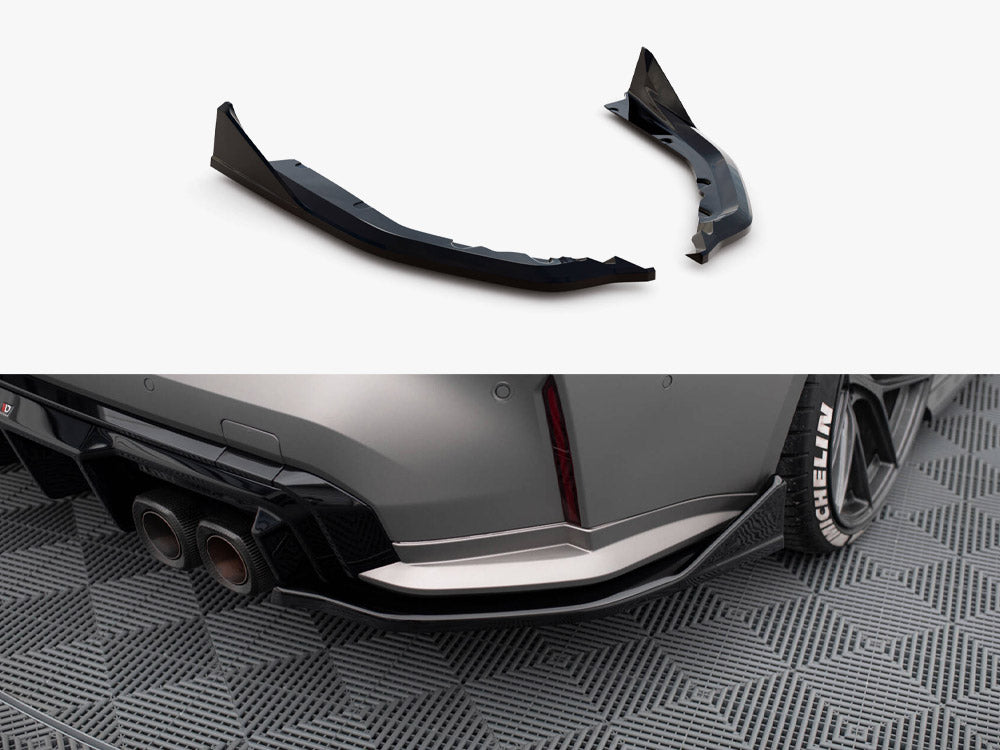 Maxton Design Rear Side Splitters V.5 (For rear valance v.1) BMW M4 G82 / G82 Facelift