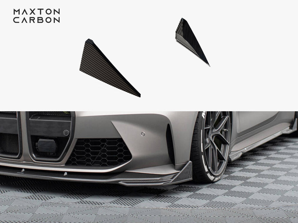 Maxton Design Prepreg Carbon Front Flaps BMW M4 G82 / G82 Facelift