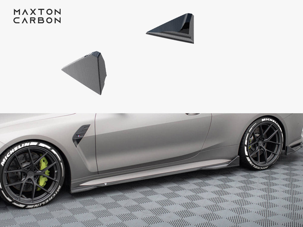 Maxton Design Carbon Side Flaps BMW M4 G82 / G82 Facelift
