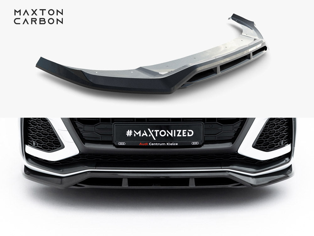 Maxton Design Carbon Fiber Front Splitter Audi RSQ8 Mk1
