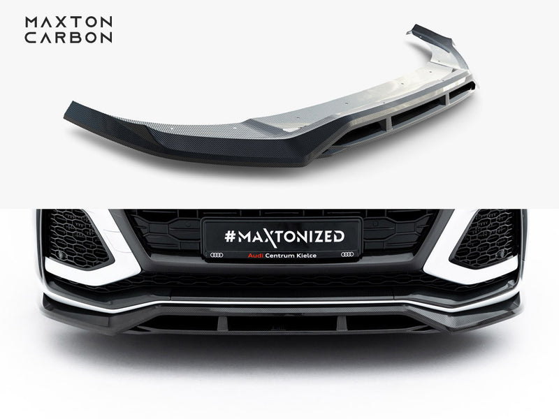 Maxton Design Carbon Fiber Front Splitter Audi RSQ8 Mk1