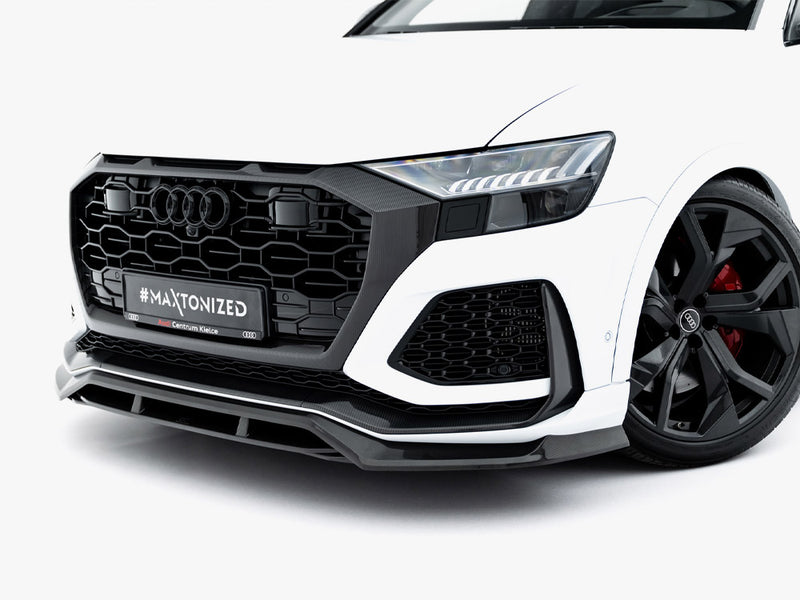 Maxton Design Carbon Fiber Front Splitter Audi RSQ8 Mk1