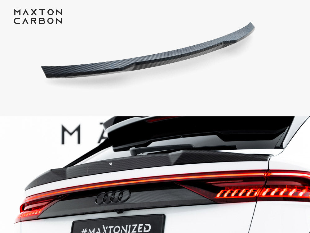 Maxton Design Carbon Fiber Tailgate Spoiler (Lower) Audi RSQ8 / SQ8 / Q8 S-Line / Q8 Mk1