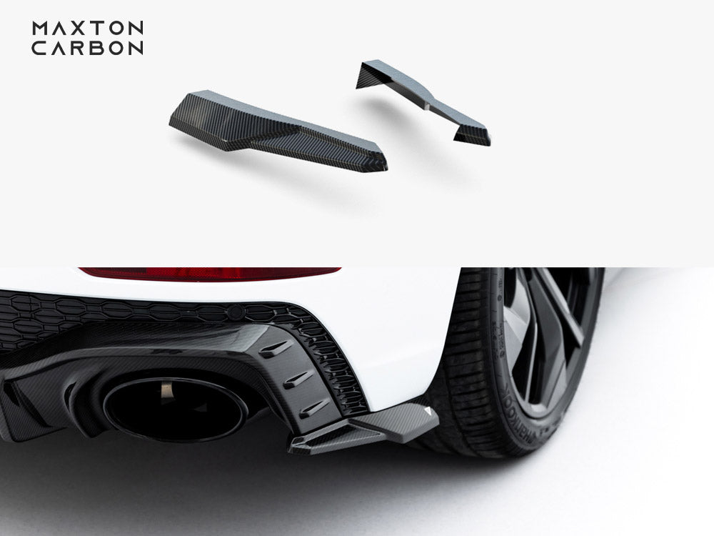 Maxton Design Carbon Fiber Rear Side Splitters Audi RSQ8 Mk1