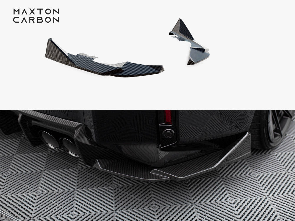 Maxton Design Carbon Fiber Rear Side Splitters BMW M2 G87