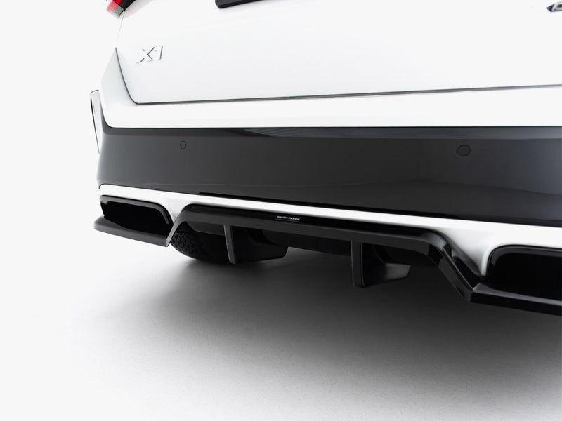 Maxton Design Rear Splitter (Vertical Bars) BMW X1 M-Pack U11