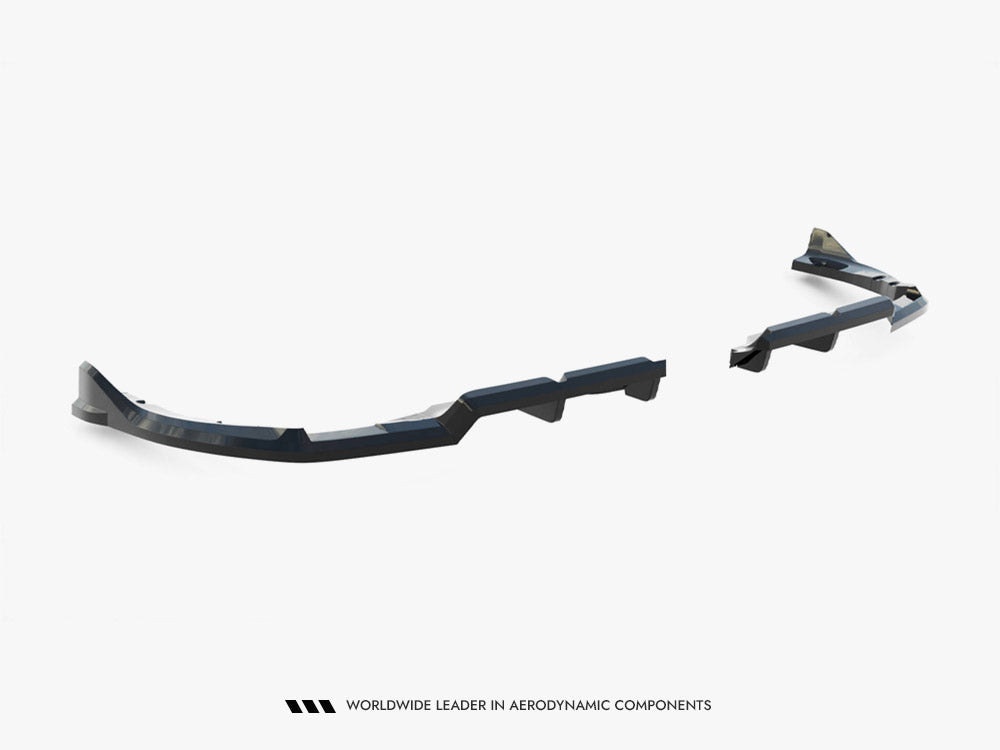 Maxton Design Rear Splitter (Vertical Bars) BMW XM G09