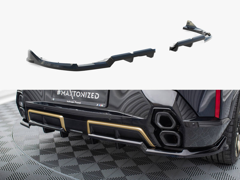 Maxton Design Rear Splitter (Vertical Bars) BMW XM G09