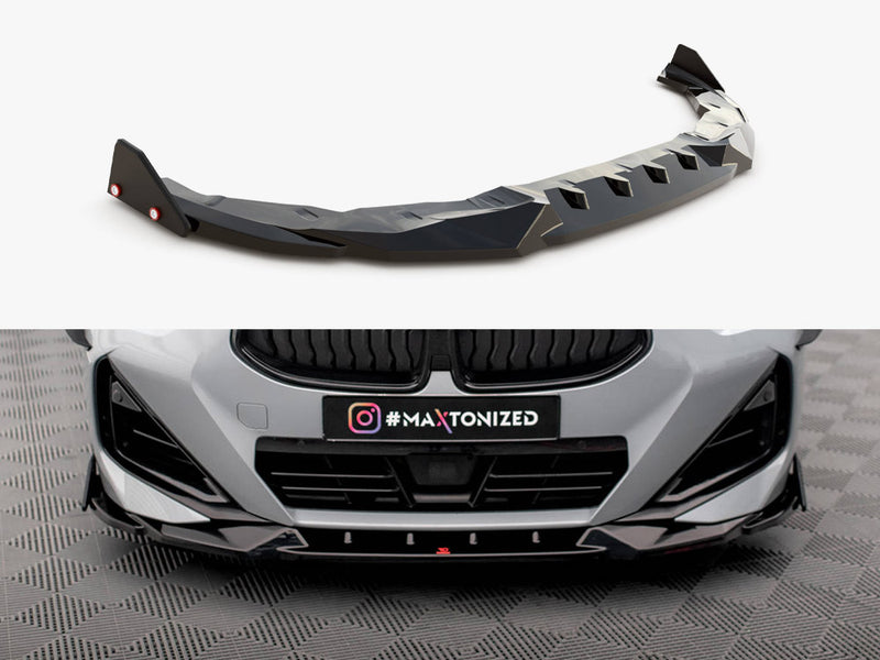 Maxton Design Front Splitter V.2 + Flaps BMW 2 Coupe M-Pack / M240i G42