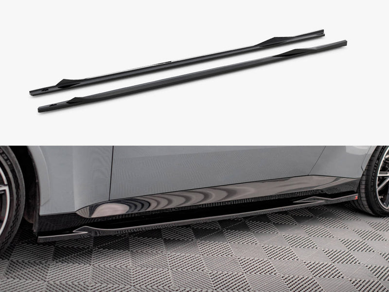 Maxton Design Side Skirts Diffusers V.2 BMW 2 Coupe M-Pack / M240i G42