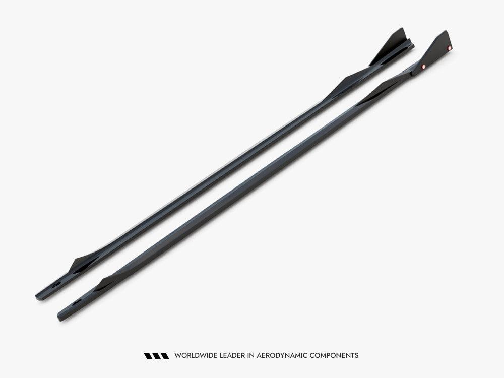 Maxton Design Side Skirts Diffusers V.2 + Flaps BMW 2 Coupe M-Pack / M240i G42
